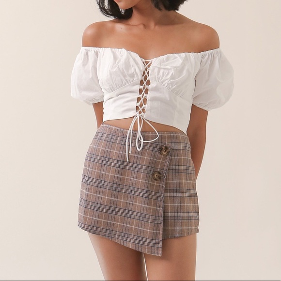 Pants - Plaid Skort